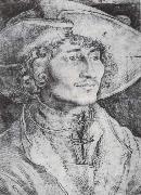 Albrecht Durer Portrait of a Young man painting
